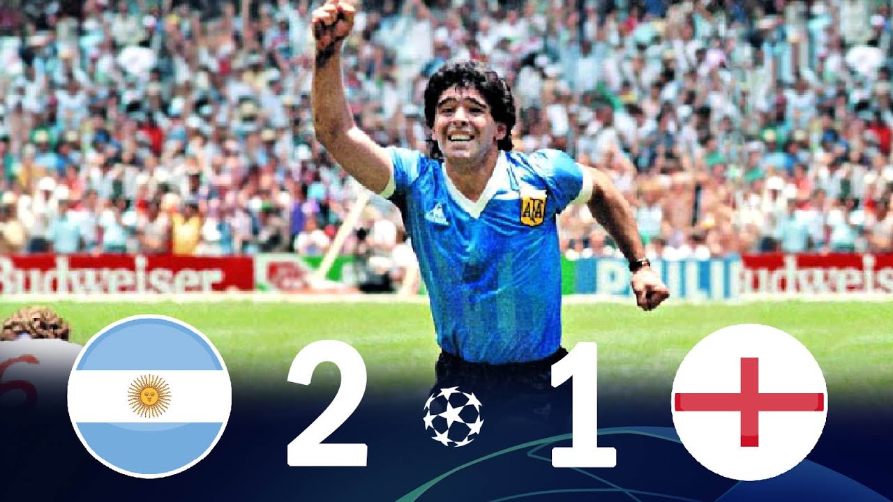 伝説の試合】イングランドを倒したマラドーナの「神の手」1986年W杯