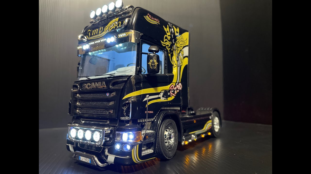 プラモデル制作 イタレリ スカニア 1/24 R730 Imperial 電飾＆ラジコン
