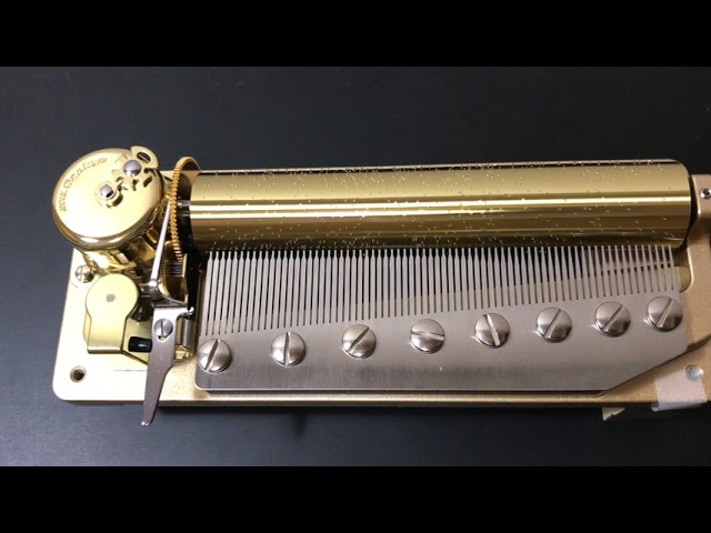 ドナウ川のさざ波 サンキョー72弁オルゴール。Danube Waves by Sankyo