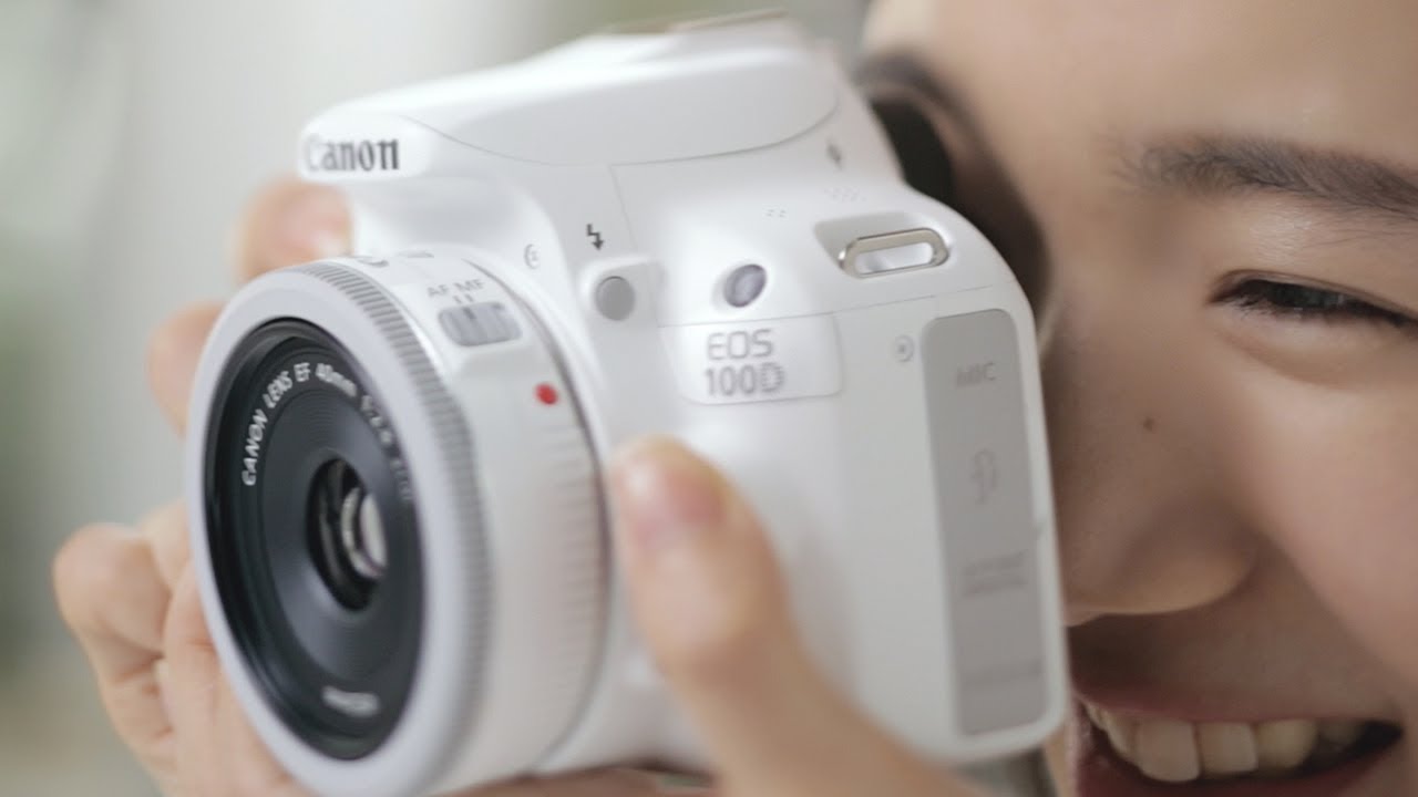 Canon EOS 100D White Kiss X7 - YouTube