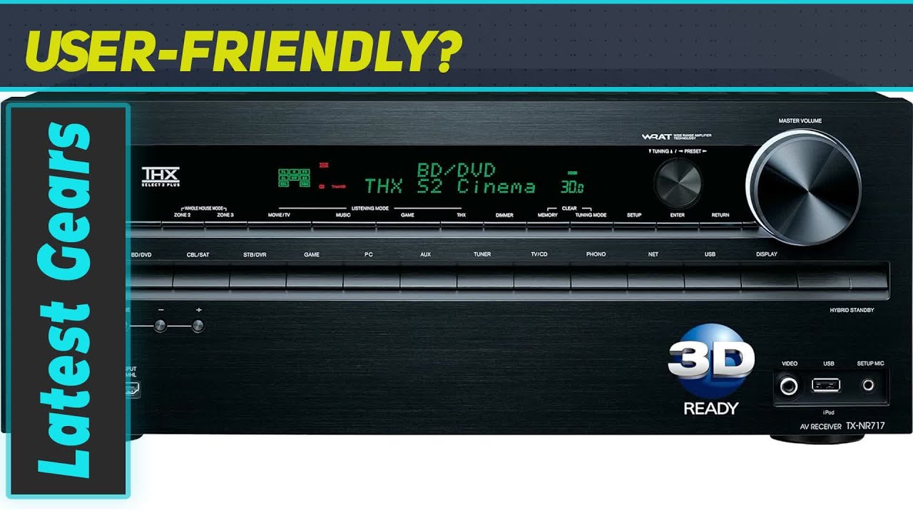 Onkyo TX-NR717 - Elevate Your Home Theater Experience