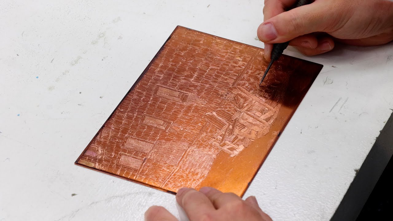 版画4版種紹介動画[銅版画] - YouTube