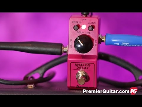 Review Demo - Ibanez Analog Delay Mini - YouTube