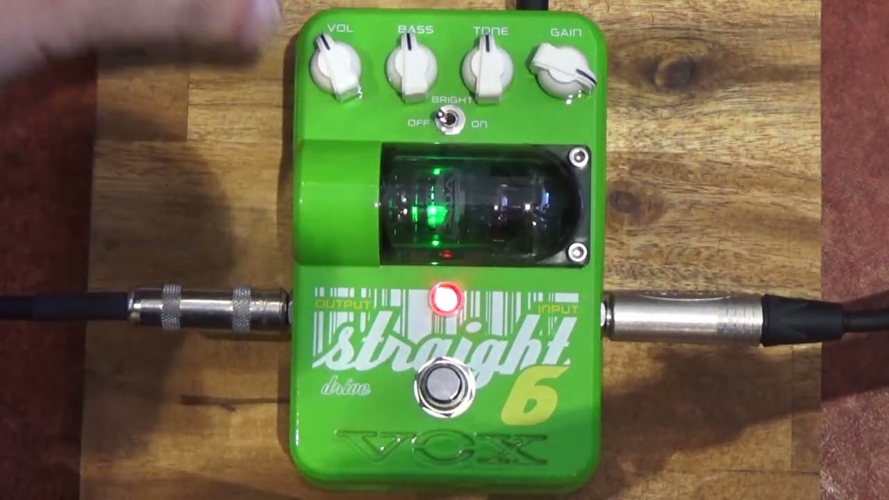中古販売】VOX 真空管オーバードライブ Straight 6 - YouTube