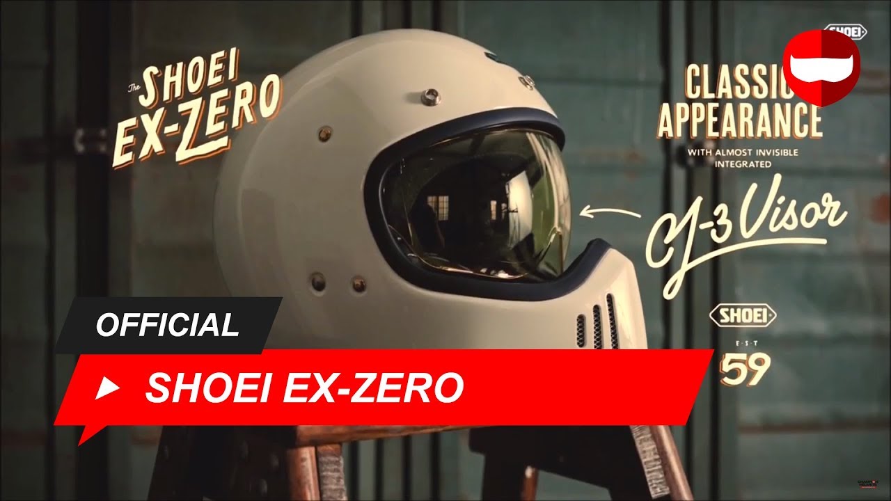 Shoei Ex Zero Helmet | ChampionHelmets com - YouTube
