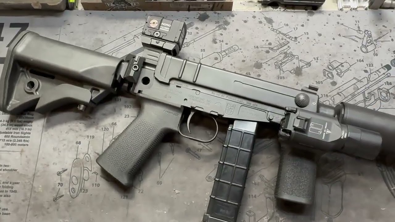 VZ 61 USA all Metal Full Custom .380acp - YouTube