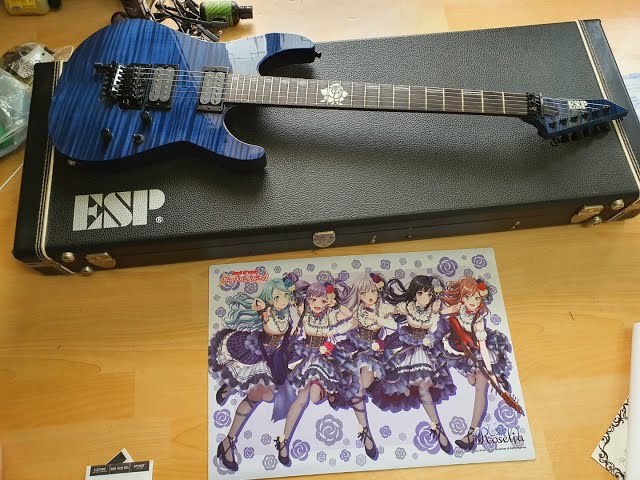 ESP M-II Sayo FR review/紗夜ギター レビュー/M2 sayo/사요기타 - YouTube