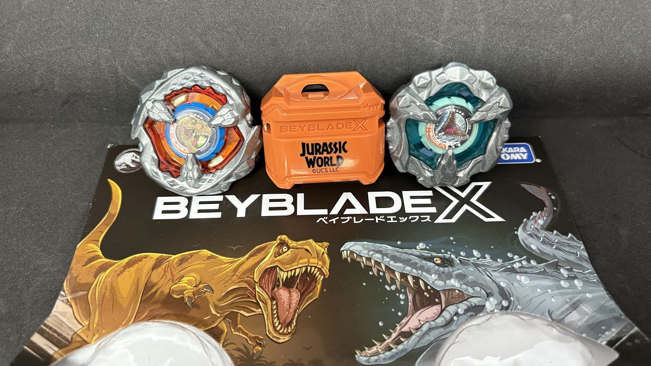 レ*ズ様 ベイブレードx ダブルスターター ジュラシックワールド など