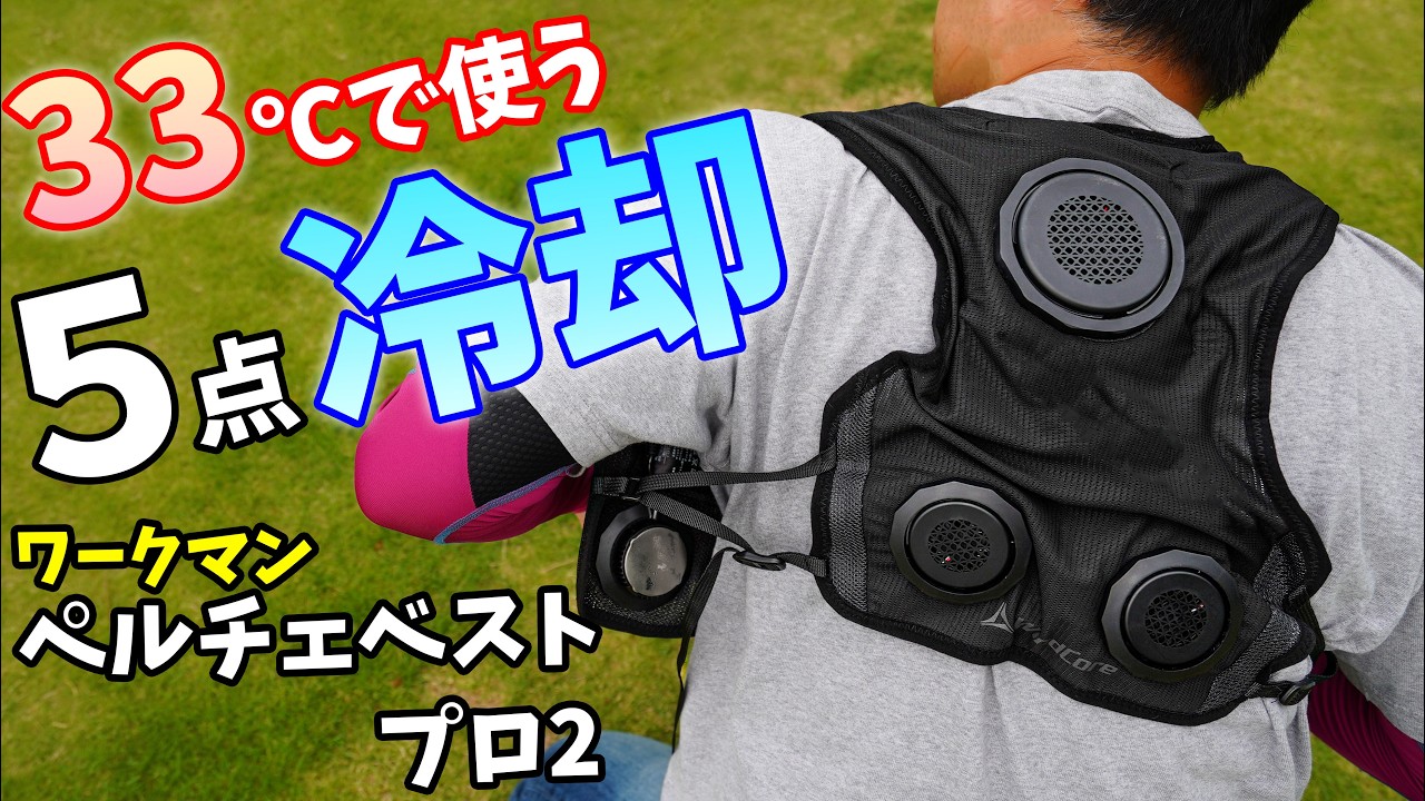 5-point cooling Peltier vest! Can you get through this summer with