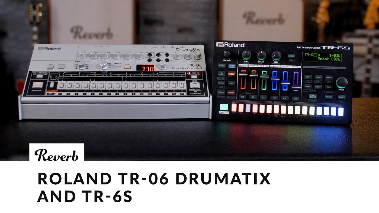 Roland TR-06 & TR-6S Rhythm Machines Demo - YouTube