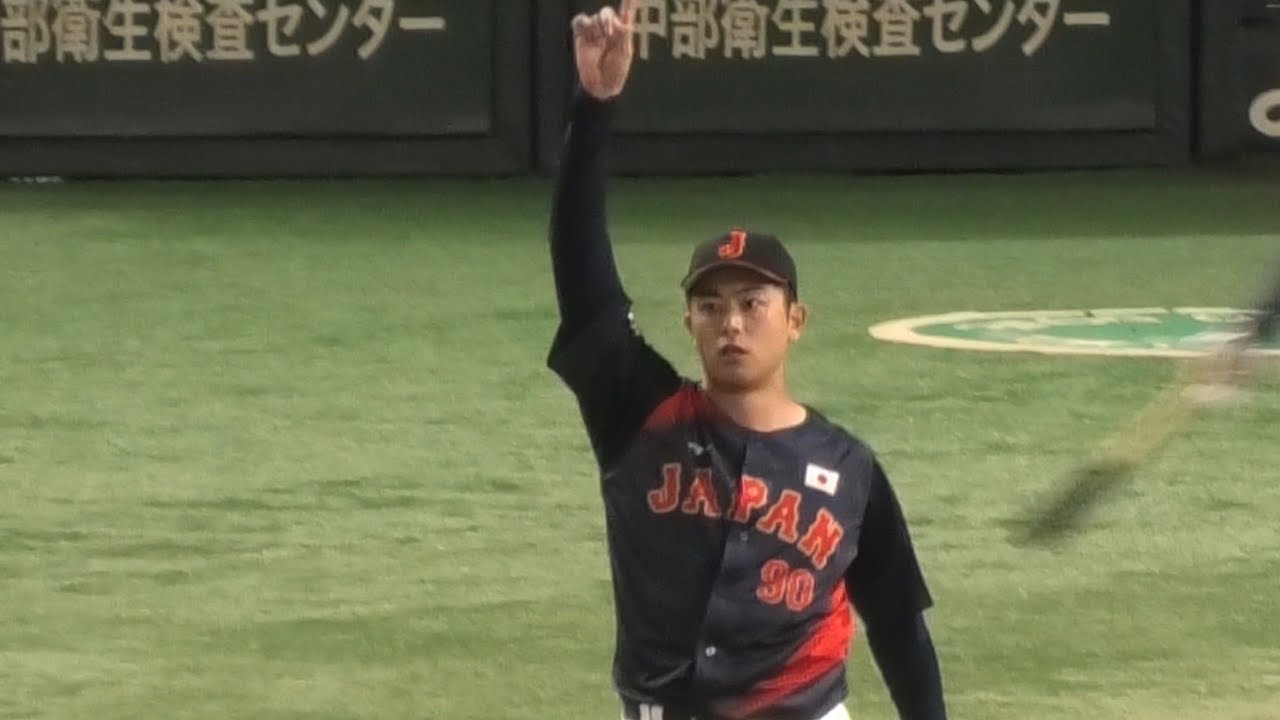 2025.11.16-【強化試合】5回裏 松山晋也 気迫のピッチングで1イニング