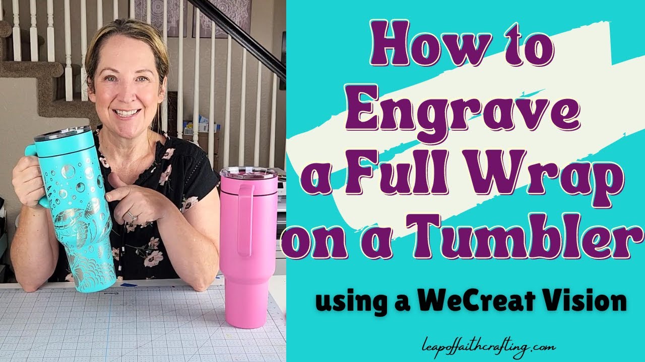 Full Wrap 40 oz Tumbler Engraving - YouTube