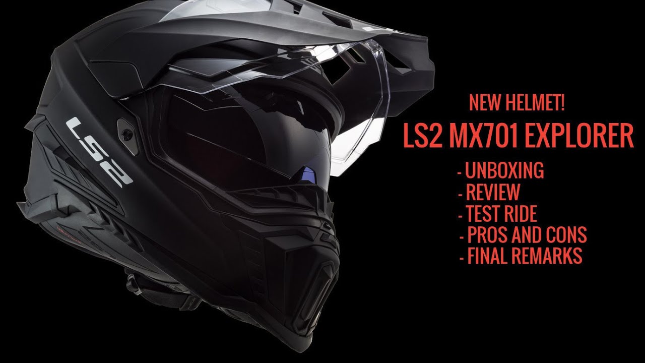 LS2 MX701 Explorer Helmet Review - YouTube