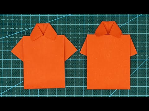 Easy Origami Shirt - How to Make Paper Shirt - DIY Origami Paper
