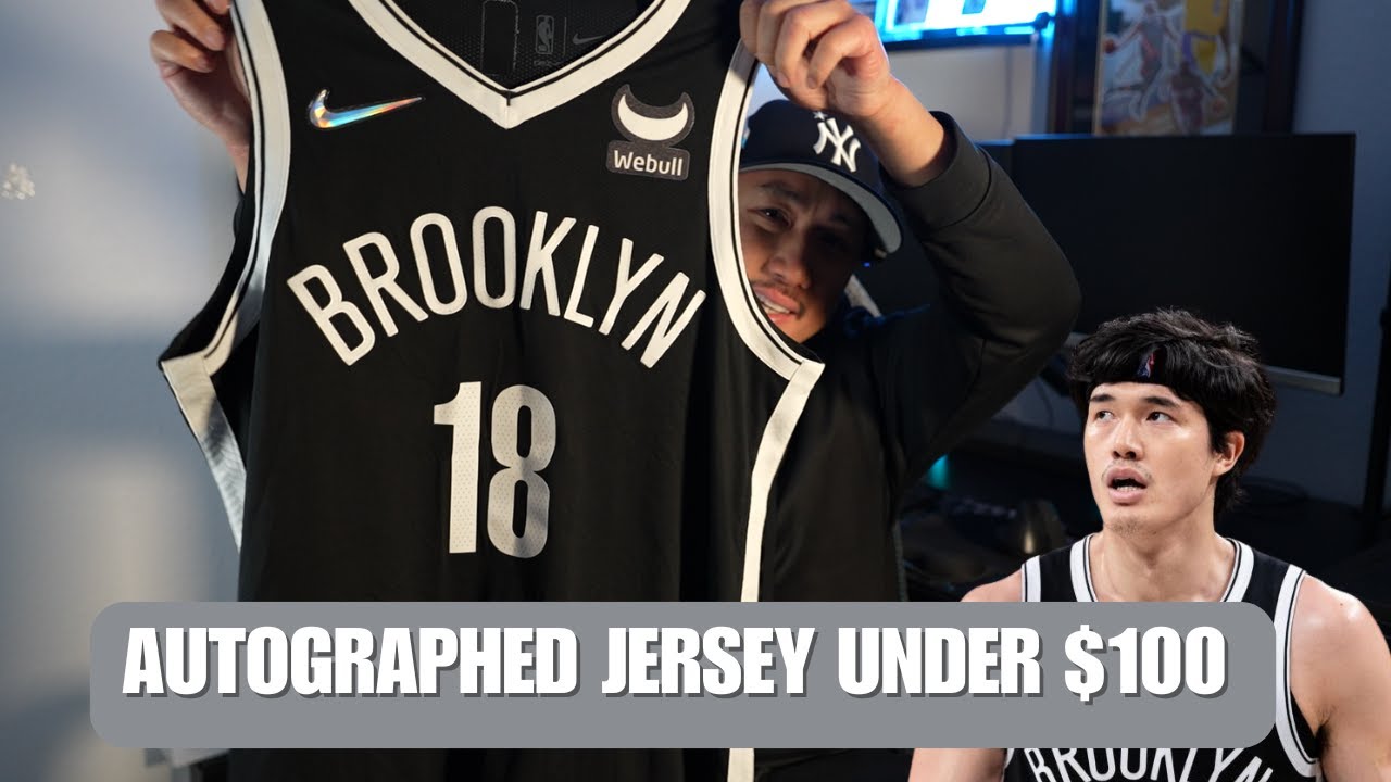 PICK UP: YUTA WATANABE BROOKLYN NETS AUTOGRAPHED NBA JERSEY - YouTube