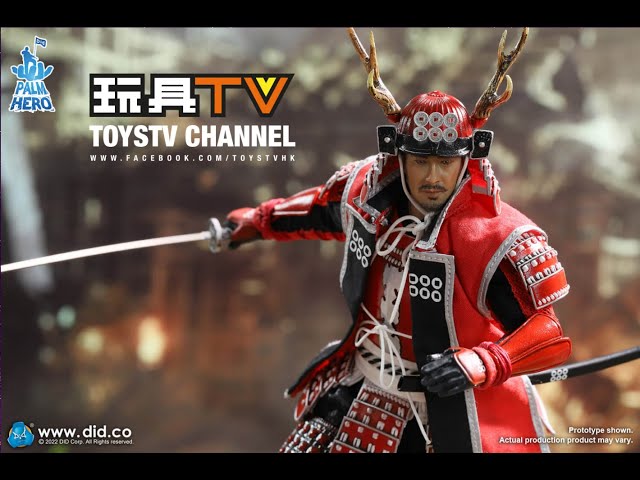 爆玩具」DID 1/12 真田幸村戰國武將XJ80015 Palm Hero Samurai Sanada