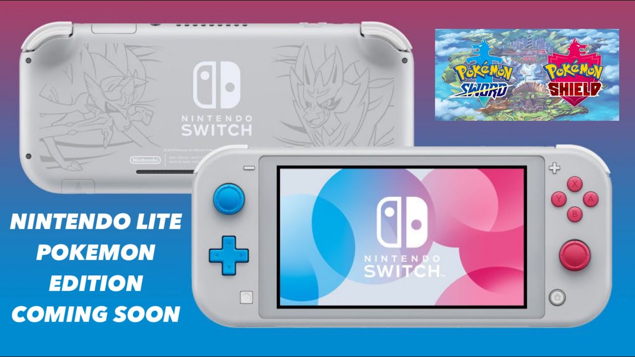 NINTENDO SWITCH LITE Will Also RELEASE A POKEMON SWORD AND SHIELD