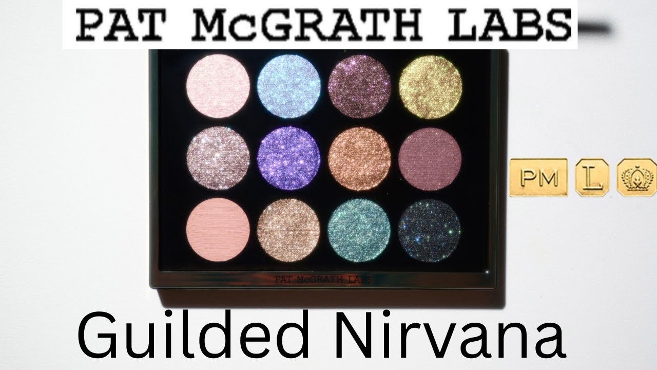 Pat McGrath Gilded Nirvana: Detailed eye swatches, two looks