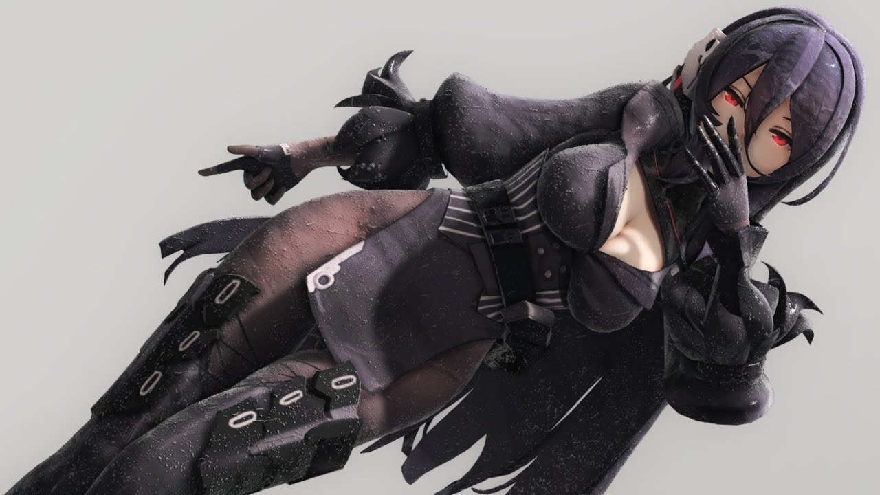 MMD】ヒバナ HiBaNa - 朧 - 機動戦隊アイアンサーガ 4K - YouTube