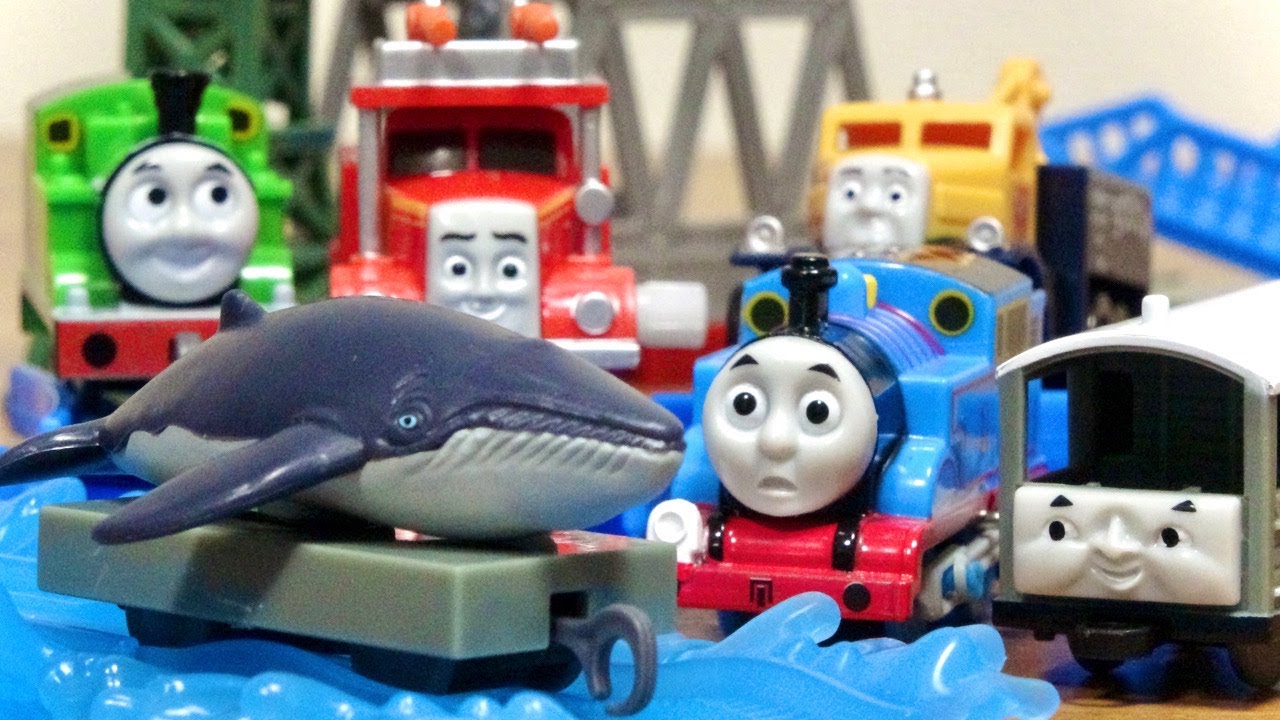 息子と頑張りました！カプセルプラレール きかんしゃトーマス トードと