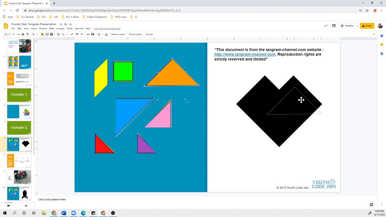 Puzzle Club: Tangram - YouTube