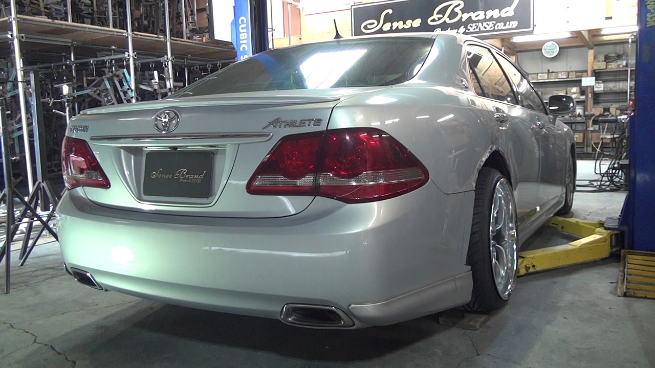 センスブランド 200 クラウン フルデュアル ストレート マフラー 『超