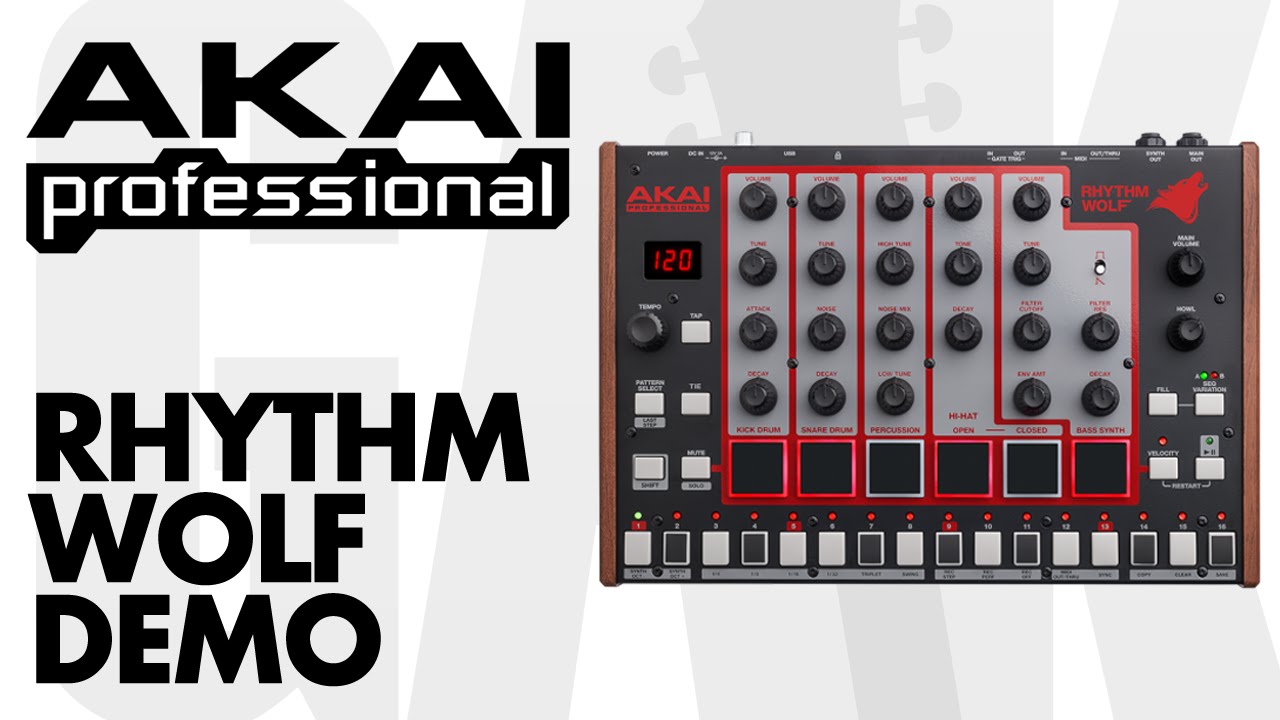 Akai Rhythm Wolf Drum Machine Demo at BPM 2014 - YouTube