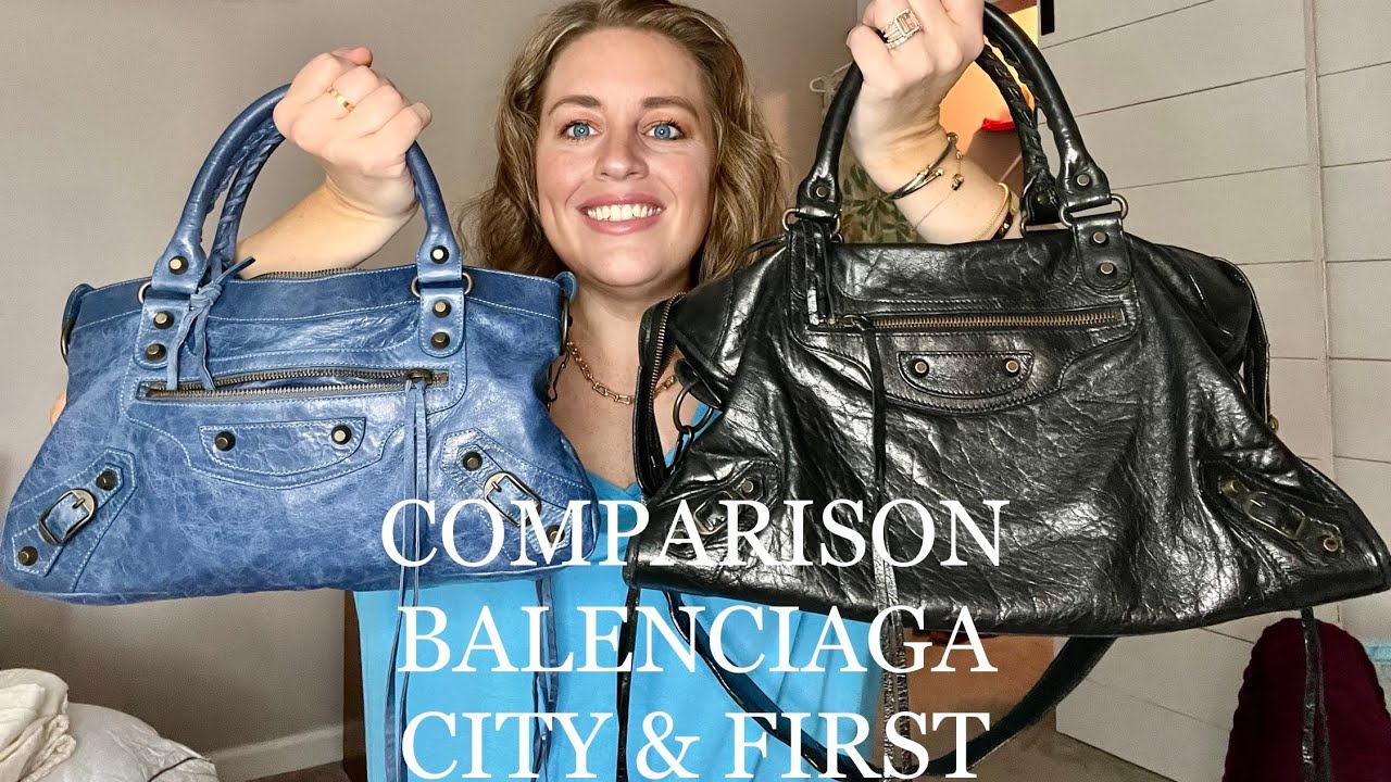 BALENCIAGA CITY AND FIRST BAG - COMPARISON - YouTube