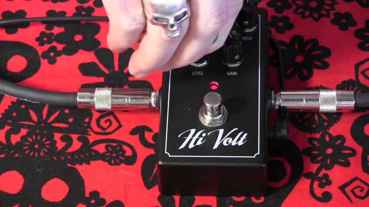 Lovepedal Hi-Volt guitar pedal demo with Gibson SG & Fender Blues