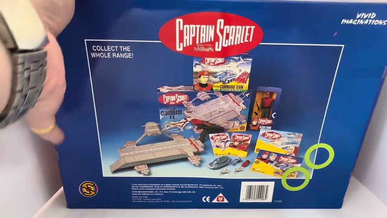 Vintage Vivids 1993 Gerry Andersons Captain Scarlet Spectrum