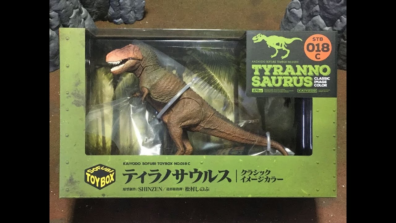 海洋堂ソフビトイボックス ティラノサウルス レビュー◇Sofubi Toy Box