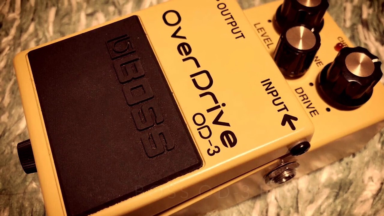 BOSS OD-3にも初年度マジックは存在するのか？初年度生産1997年8月