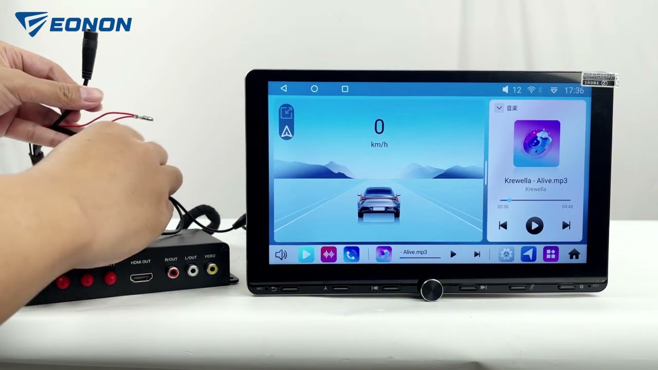 地デジチューナーの取付方法 EONON UX7SJ-PLUS - YouTube