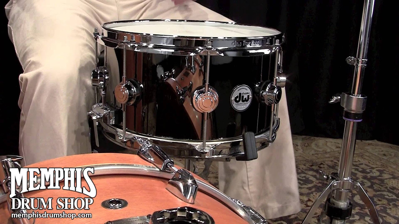 DW 13 x 7 Collector's Series Black Nickel Over Brass Snare Drum