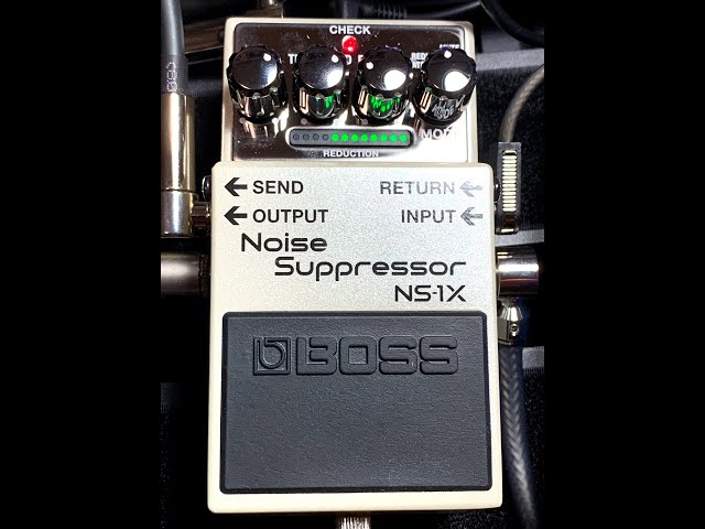 BOSS】 Noise Suppressor NS-1X/ノイズを一掃！最新のノイズ