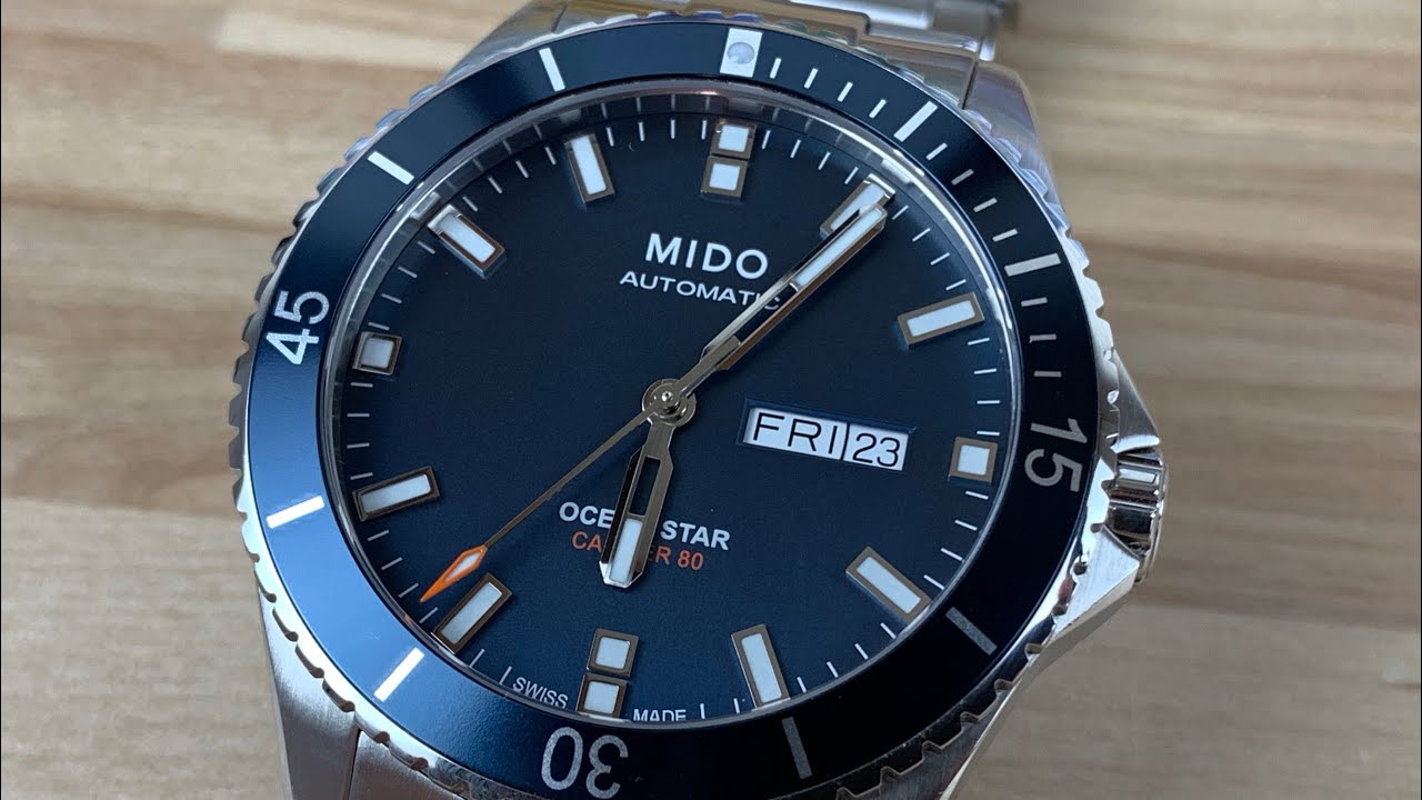 Mido Ocean Star caliber 80 - YouTube