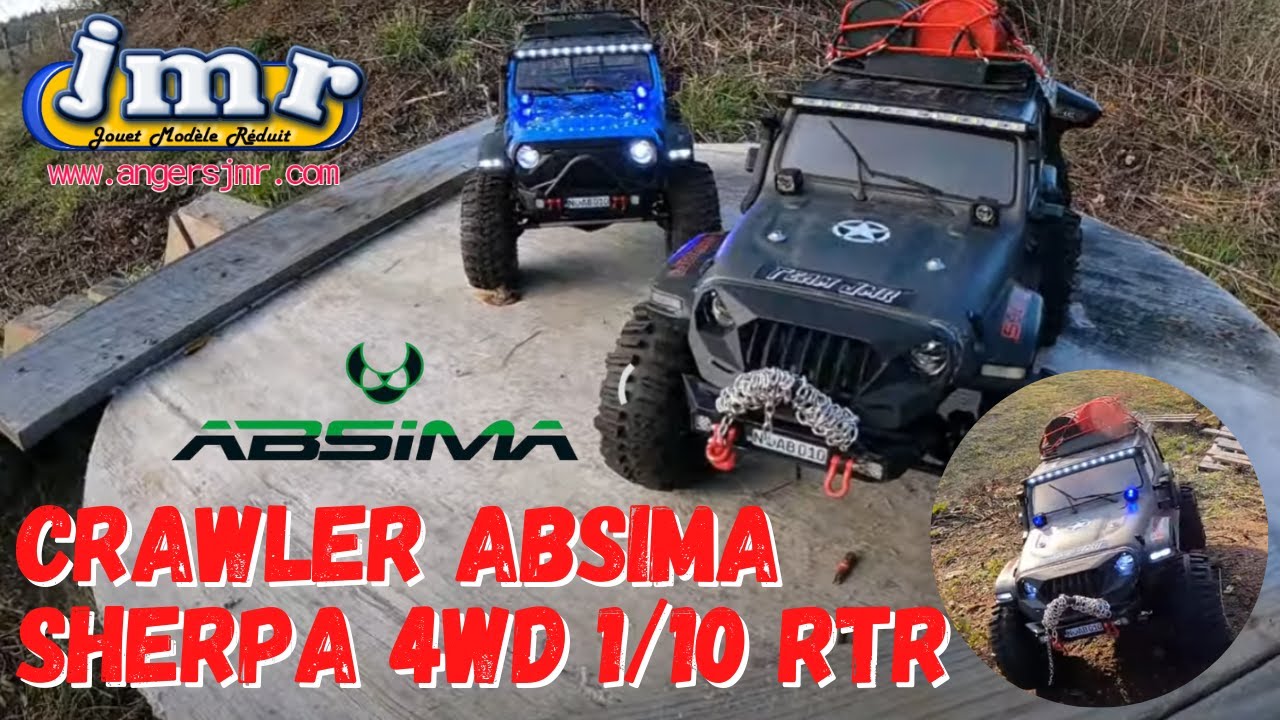 CRAWLER ABSIMA SHERPA 4WD 1/10 RTR - YouTube