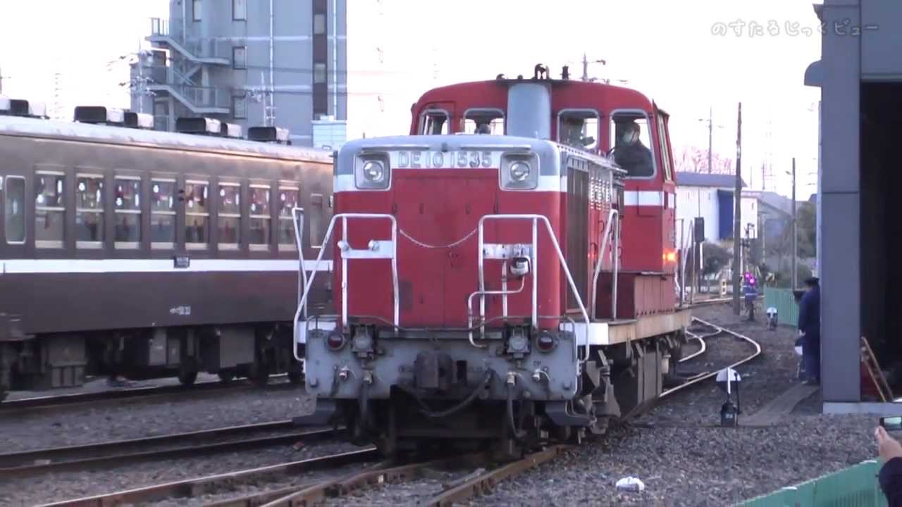 真岡鐵道の客レ～DE10と50系客車6103レ - YouTube
