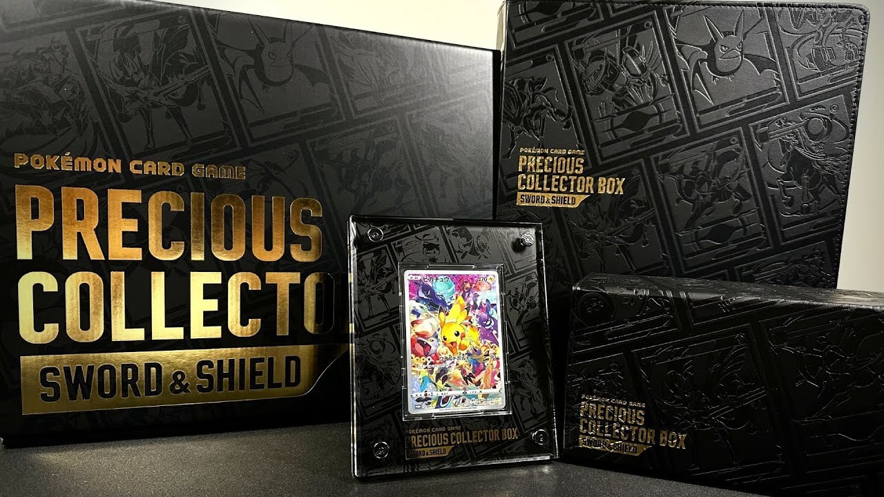 Pokemon Card Game Precious Collector Box Sword & Shield - YouTube