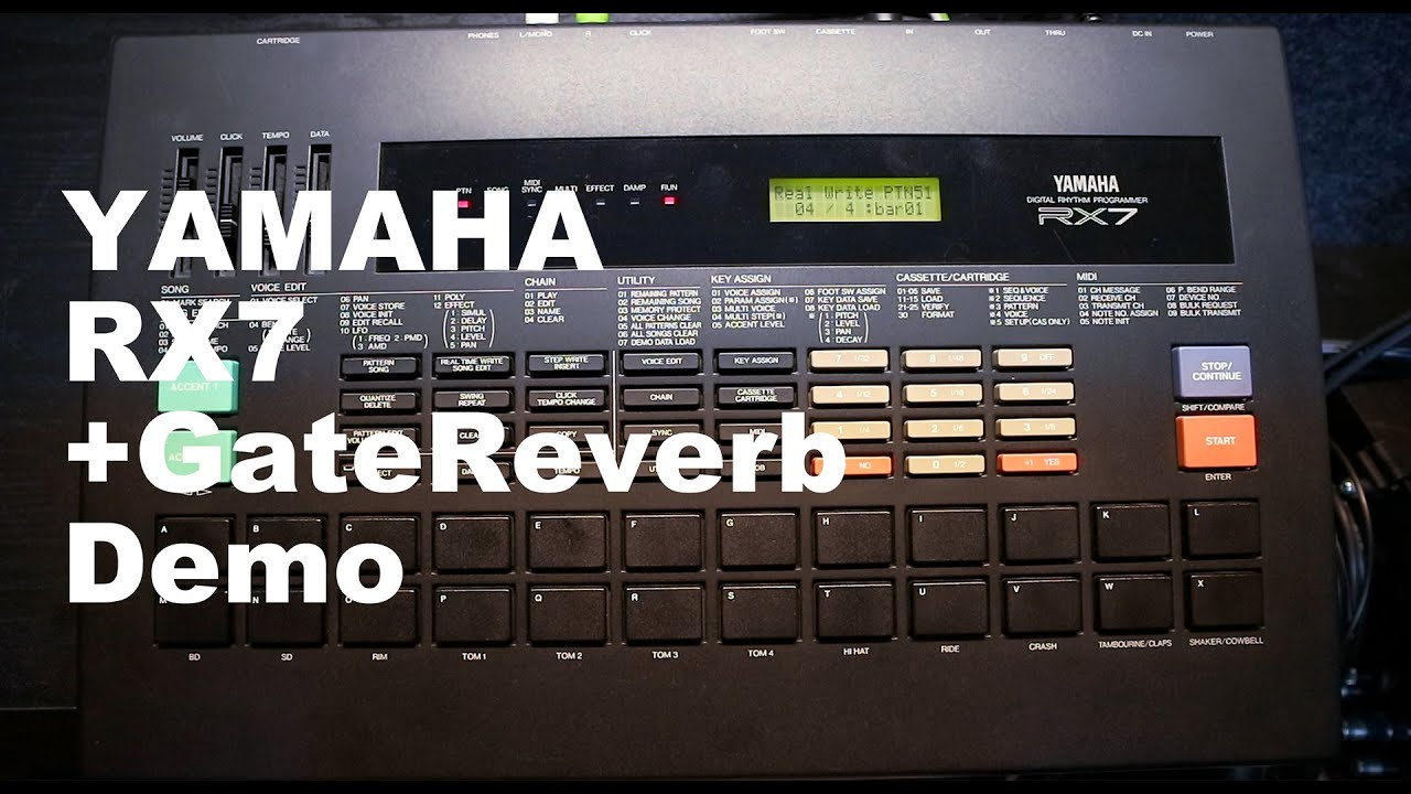 YAMAHA RX7 Short Demo - YouTube