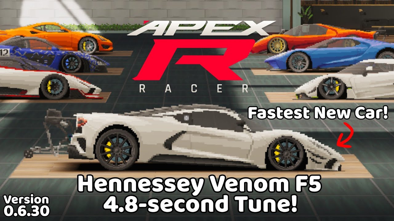 4.8 Seconds Hennessey Venom F5 Tune! Update 0.6.30 | APEX Racer