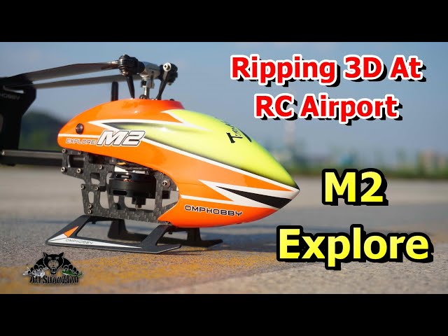 M2 Explore Direct Drive 3D RC Helicopter Ripping 3D at RC Airport