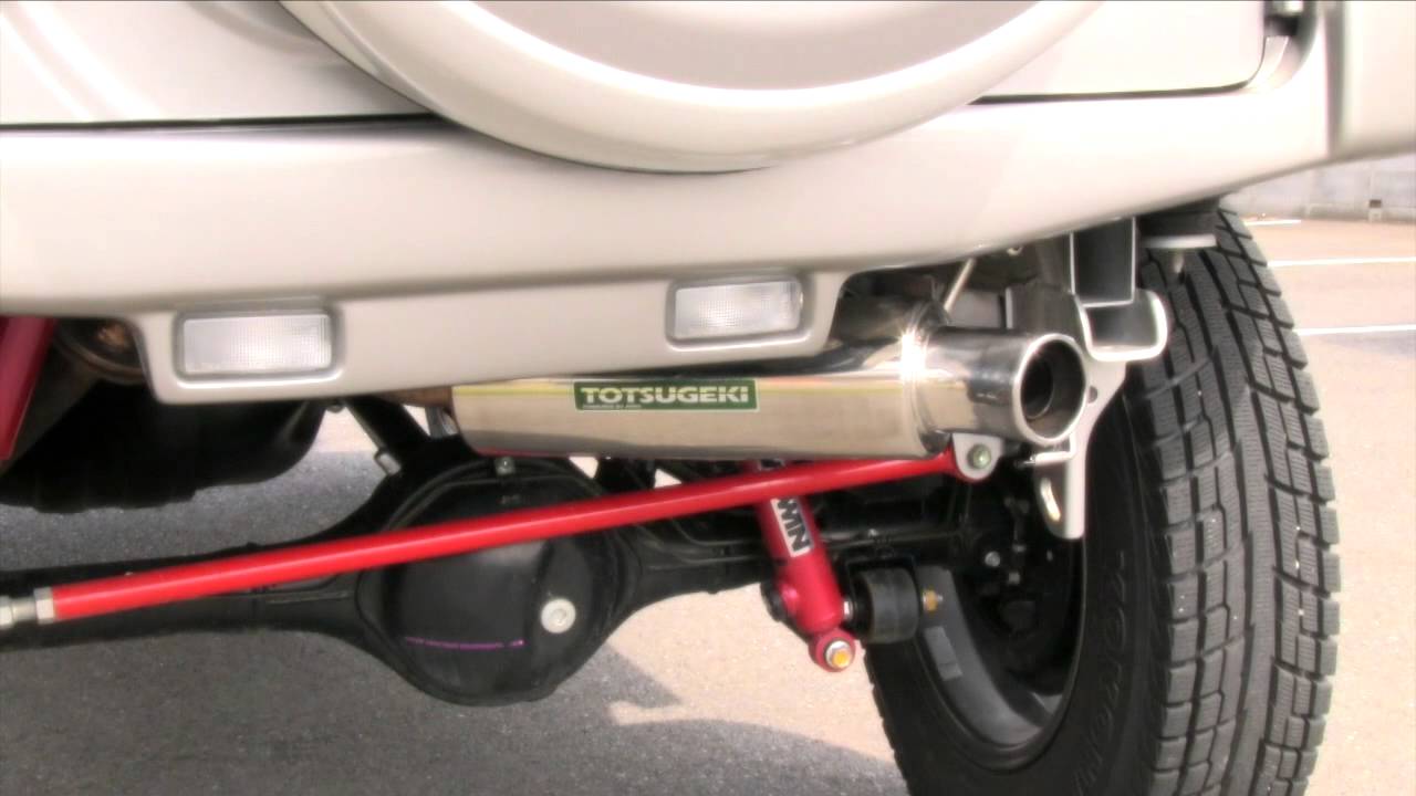 APIO SHIZUKA-GOZEN Muffler TOTSUGEKI Stainless Jimny JB23 JDM 1998