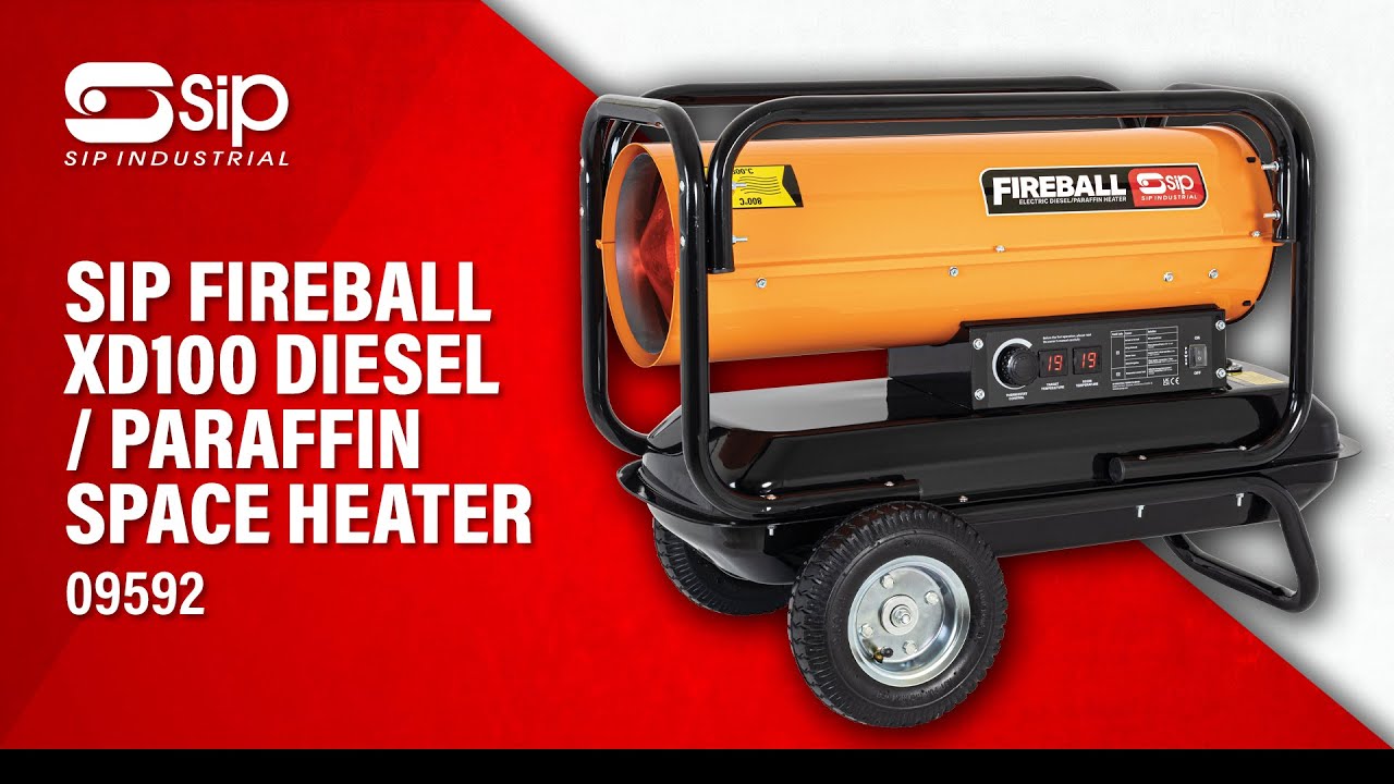 SIP | 09593 XD100 Diesel / Paraffin Space Heater - YouTube