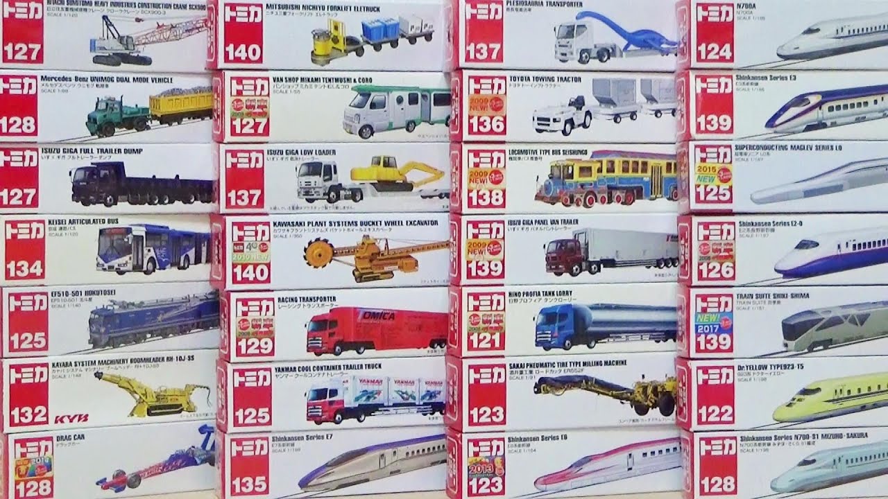 Open the long out of print Tomica! Crawler cranes, electric trucks