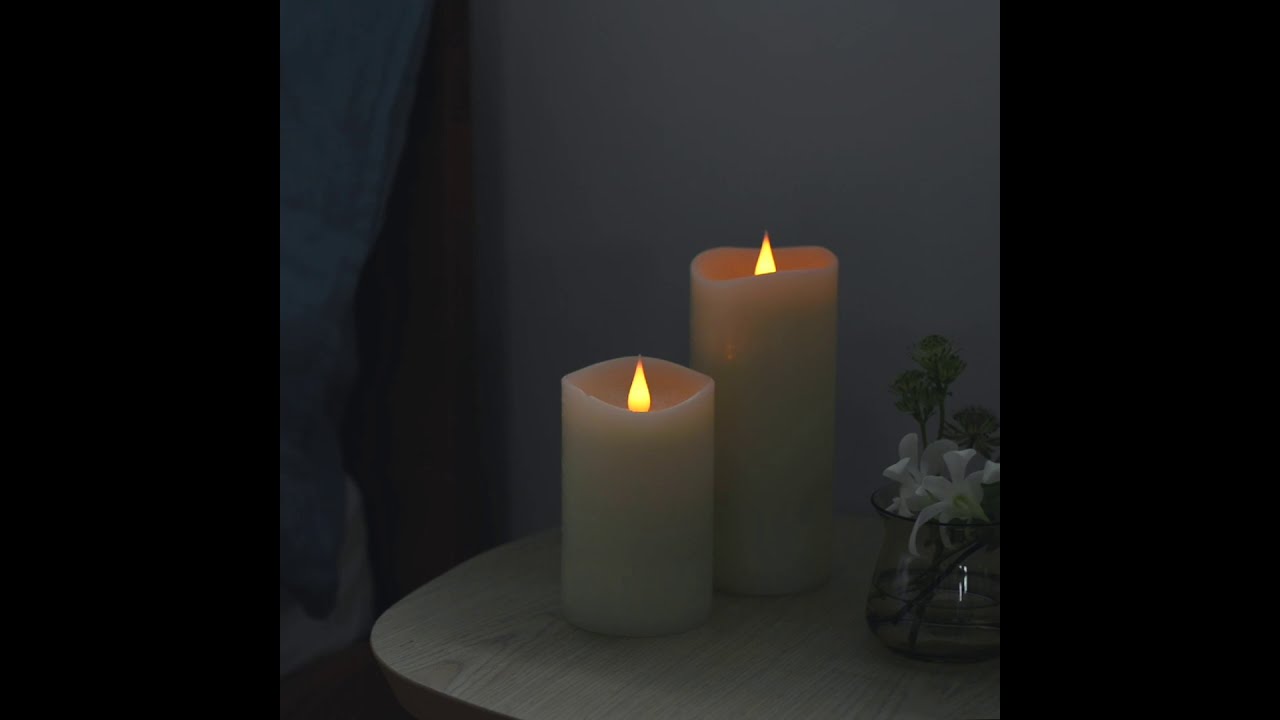 3D LEDキャンドル / ENKINDDLE / アイボリー（S） - 北欧、暮らしの道具店