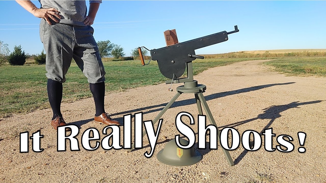 I Build a 1918 Boys Toy Machine Gun - YouTube