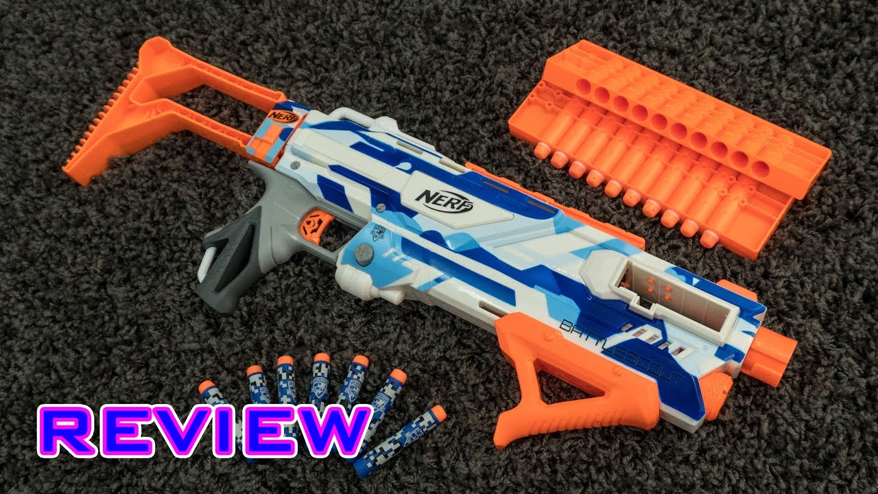 REVIEW] Nerf Battlescout | Battlecamo Edition! - YouTube