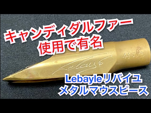 Lebayle Metal】Candy Dulfer使用で有名リバイユメタル吹き比べ