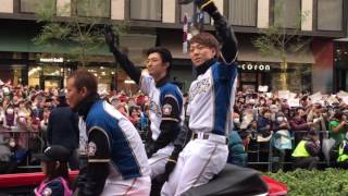 2016年 北海道日本ハムファイターズ 優勝パレード - YouTube